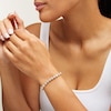 Thumbnail Image 2 of 10 CT. T.W. Certified Lab-Created Diamond Tennis Bracelet in 10K Gold (I/SI2) - 7.25”