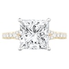 Thumbnail Image 3 of 4-1/2 CT. T.W. Princess-Cut Certified Lab-Created Diamond Split Shank Engagement Ring in 14K Gold (F/SI2)