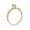 Thumbnail Image 3 of 1/3 CT. T.W. Pear-Shaped Diamond Art Deco Engagement Ring in 10K Gold