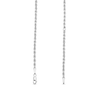 Thumbnail Image 3 of 2.5mm Silk Rope™ Chain Necklace in Solid 14K White Gold - 18&quot;