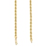 Thumbnail Image 3 of 5.7mm Silk Rope™ Chain Necklace in Solid 14K Gold - 24&quot;