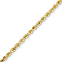 4.5mm Silk Rope™ Chain Bracelet in Solid 14K Gold - 8.5&quot;