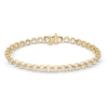 Thumbnail Image 1 of 7 CT. T.W. Certified Lab-Created Diamond Bubbles Tennis Bracelet in 10K Gold (I/SI2) - 7.25&quot;