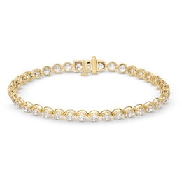 7 CT. T.W. Certified Lab-Created Diamond Bubbles Tennis Bracelet in 10K Gold (I/SI2) - 7.25&quot;