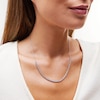 Thumbnail Image 1 of 1-1/2 CT. T.W. Certified Lab-Created Diamond Bubbles Line Necklace in 10K White Gold (I/SI2)