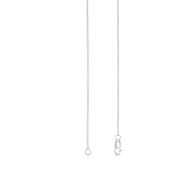 1-1/2 CT. T.W. Certified Lab-Created Diamond Bubbles Line Necklace in 10K White Gold (I/SI2)