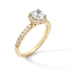 Thumbnail Image 3 of 1-1/3 CT. T.W. Certified Lab-Created Diamond Frame Engagement Ring in 10K Gold (F/SI2)