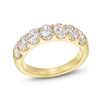 Thumbnail Image 1 of 2 CT. T.W. Oval Certified Lab-Created Diamond Seven Stone Anniversary Band in 14K Gold (F/SI2)