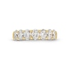 Thumbnail Image 4 of 2 CT. T.W. Oval Certified Lab-Created Diamond Seven Stone Anniversary Band in 14K Gold (F/SI2)