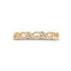 Thumbnail Image 4 of 1/15 CT. T.W. Diamond Double Twist Stackable Anniversary Band in 10K Gold