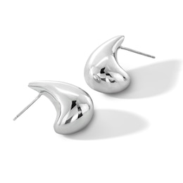 Teardrop Earrings in Solid Sterling Silver