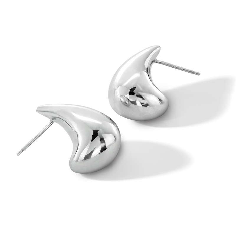 Main Image 1 of Teardrop Earrings in Solid Sterling Silver