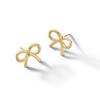 Thumbnail Image 1 of Bow Stud Earrings in Solid 14K Gold