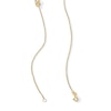 Thumbnail Image 1 of Interlocking Circles Station Chain Necklace in Hollow 14K Gold