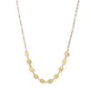 Thumbnail Image 0 of Oval Large and Small Mirror Chain Necklace in Solid 14K Gold - 18"