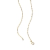 Thumbnail Image 1 of Oval Large and Small Mirror Chain Necklace in Solid 14K Gold - 18"