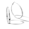 Thumbnail Image 0 of 49.5mm Tapered Hoop Earrings in Solid Sterling Silver