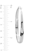 Thumbnail Image 1 of 49.5mm Tapered Hoop Earrings in Solid Sterling Silver