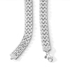 Thumbnail Image 3 of 12.0mm Panther Link Necklace in Hollow Sterling Silver - 18&quot;