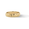 Thumbnail Image 2 of 4.5mm Diamond-Cut Band in Solid 14K Gold