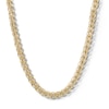 Thumbnail Image 0 of 8.9mm Circle Arrow Link Chain Necklace in Hollow 10K Gold