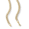 Thumbnail Image 1 of 8.9mm Circle Arrow Link Chain Necklace in Hollow 10K Gold