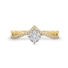 Thumbnail Image 3 of 1/5 CT. T.W. Multi-Diamond Chevron Split Shank Promise Ring in 10K Gold