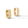 Thumbnail Image 0 of 17.6mm Geometric Triple Row Hoop Earrings in Semi-Solid 10K Gold