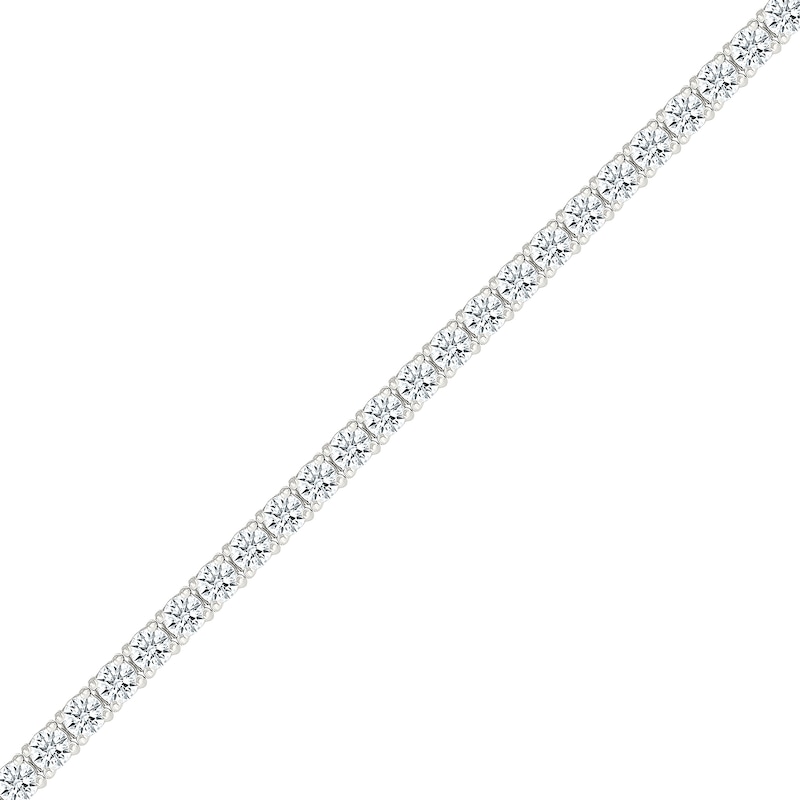 Main Image 1 of 3 CT. T.W. Lab-Created Diamond Tennis Bracelet in Sterling Silver