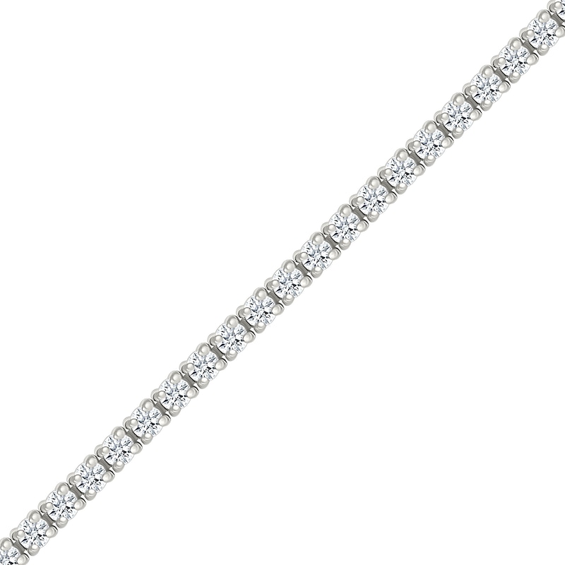 Main Image 1 of 2 CT. T.W. Lab-Created Diamond Tennis Bracelet in Sterling Silver