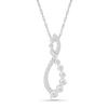 Thumbnail Image 1 of 1/2 CT. T.W. Journey Lab-Created Diamond Infinity Pendant in Sterling Silver