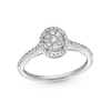 Thumbnail Image 0 of 1/3 CT. T.W. Oval-Shaped Multi-Diamond Frame Engagement Ring in 10K White Gold