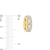 Thumbnail Image 3 of 3/4 CT. T.W. Certified Lab-Created Diamond Four Stone Hoop Earrings in 10K Gold (F/SI2)