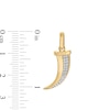 Thumbnail Image 2 of 1/8 CT. T.W. Diamond Horn Pendant in 10K Gold - 20”