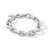 Thumbnail Image 0 of 10.5mm Oval Rolo Chain Bracelet in Hollow Sterling Silver - 8.0”