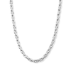 Thumbnail Image 1 of 4.0mm Flat Anchor Chain Necklace in Solid Stainless Steel - 24&quot;