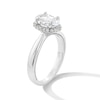 Thumbnail Image 3 of 1-3/4 CT. T.W. Oval Certified Lab-Created Diamond Frame Engagement Ring in 14K White Gold (F/VS2)