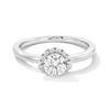 Thumbnail Image 1 of 7/8 CT. T.W. Certified Lab-Created Diamond Frame Engagement Ring in 14K White Gold (F/VS2)