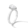 Thumbnail Image 3 of 1-3/4 CT. T.W. Pear-Shaped Certified Lab-Created Diamond Frame Engagement Ring in 14K White Gold (F/VS2)