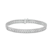 Thumbnail Image 1 of 8 CT. T.W. Certified Lab-Created Diamond Triple Row Bracelet in 10K White Gold (I/SI2)