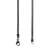 Thumbnail Image 3 of 3.0mm Franco Snake Chain Necklace in Solid Stainless Steel with Black Ion Plate - 24&quot;