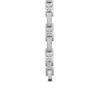 Thumbnail Image 3 of 1/4 CT. T.W. Diamond Byzantine Link Bracelet in Stainless Steel - 8.5&quot;