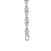 Thumbnail Image 1 of 1/4 CT. T.W. Diamond Industrial Link Bracelet in Stainless Steel - 8.75"