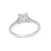 Thumbnail Image 1 of 5/8 CT. T.W. Princess-Cut Miracle Frame Split Shank Engagement Ring in 10K White Gold