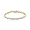 Thumbnail Image 1 of 1-1/2 CT. T.W. Multi-Diamond &quot;S&quot; Link Tennis Bracelet in 10K Gold