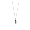 Thumbnail Image 0 of 1/2 CT. T.W. Black and White Diamond Graduated Three Stone Teardrop Pendant in Sterling Silver