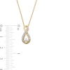 Thumbnail Image 2 of 1/5 CT. T.W. Diamond Infinity Pendant in 10K Gold