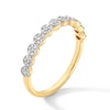 Thumbnail Image 2 of 1/5 CT. T.W. Multi-Diamond Eleven Stone Stackable Anniversary Band in 10K Gold