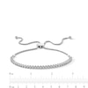 Thumbnail Image 3 of 1-1/2 CT. T.W. Diamond Tennis Bolo Bracelet in Sterling Silver - 9.5”