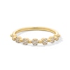 Thumbnail Image 1 of 1/6 CT. T.W. Multi-Diamond Seven Stone Stackable Anniversary Band in 10K Gold